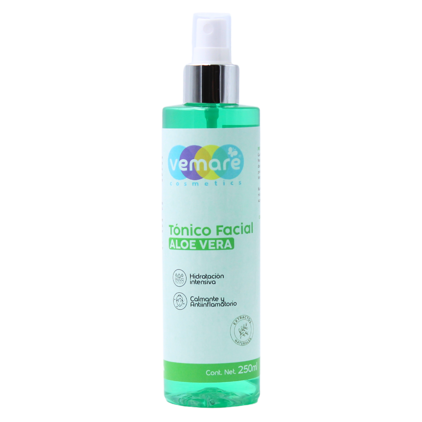 Tónico Facial De Aloe Vera Vemare Refresca Y Nutre