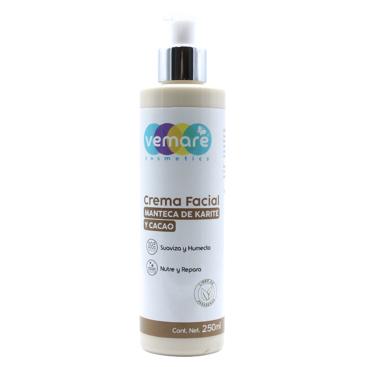 Crema Facial De Manteca De Karité Y Cacao Vemare