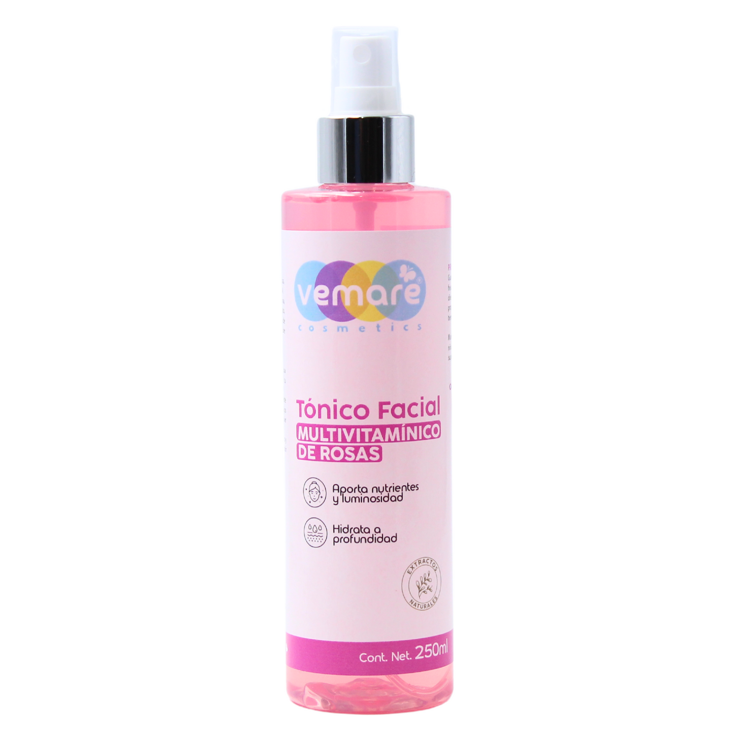 Tónico Facial Multivitamínico De Rosas Vemare Hidrata
