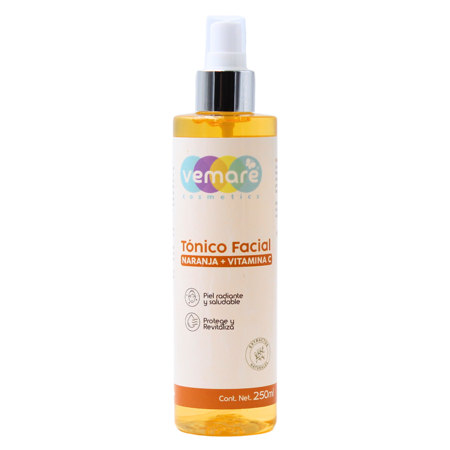 Tónico Facial De Naranja + Vitamina C Vemare Renueva