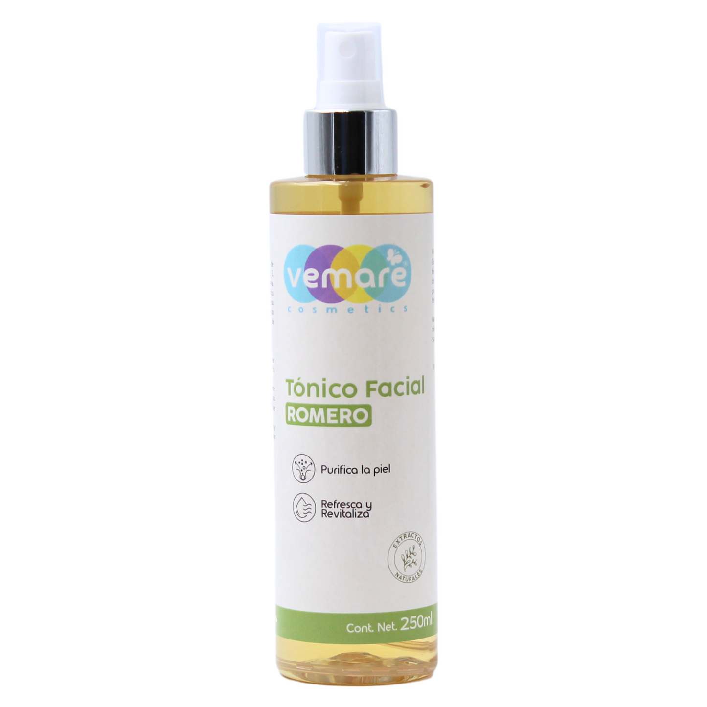 Tónico Facial De Romero Vemare Hidratante Piel Fresca
