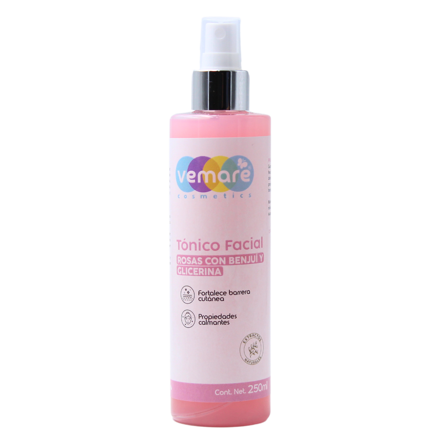 Tónico Facial Rosas Con Benjuí Y Glicerina Vemare