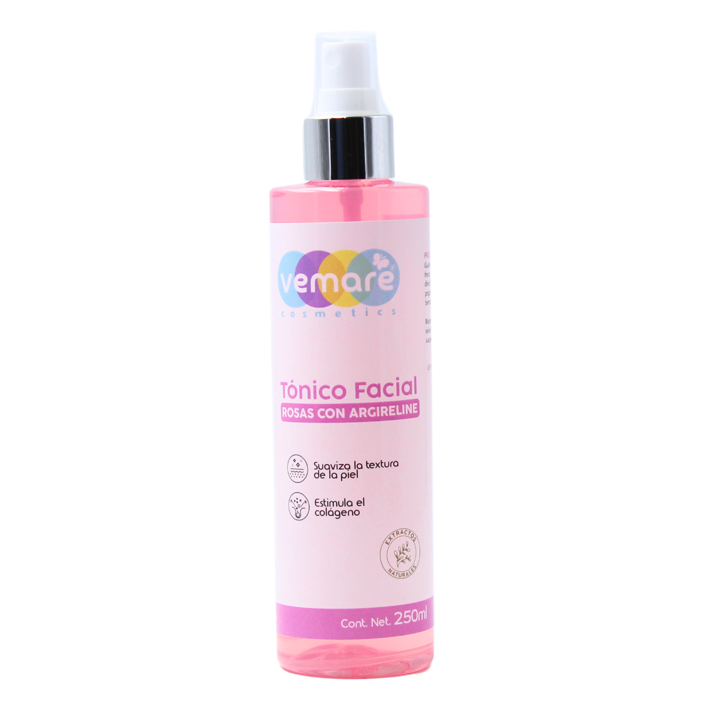 Tónico Facial Rosas Y Argireline Vemare Anti-arrugas