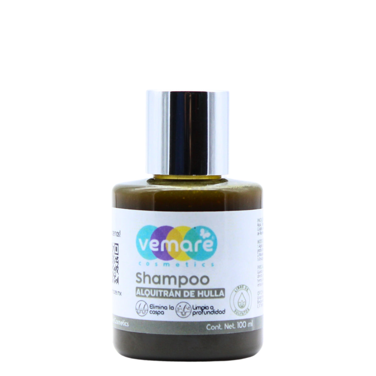 Shampoo De Alquitrán De Hulla Vemare Control Caspa
