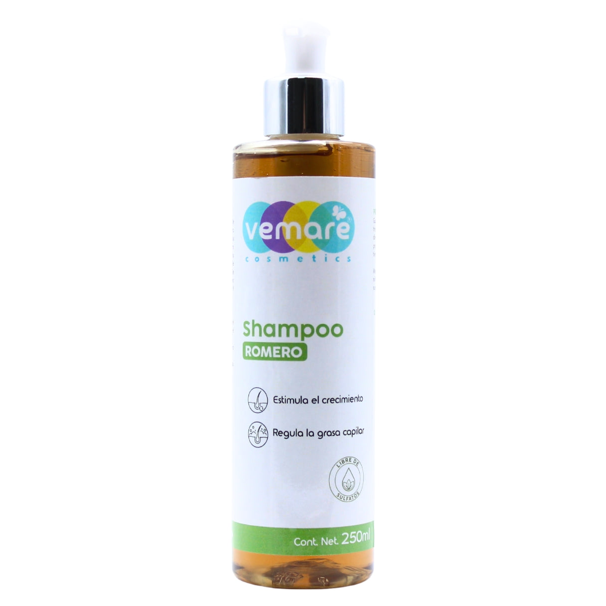 Shampoo De Romero Natural Vemare Control Caída