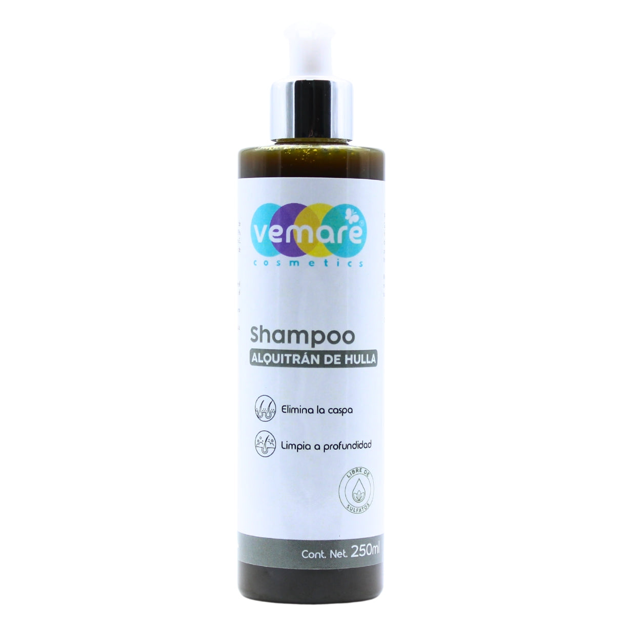 Shampoo De Alquitrán De Hulla Vemare Control Caspa
