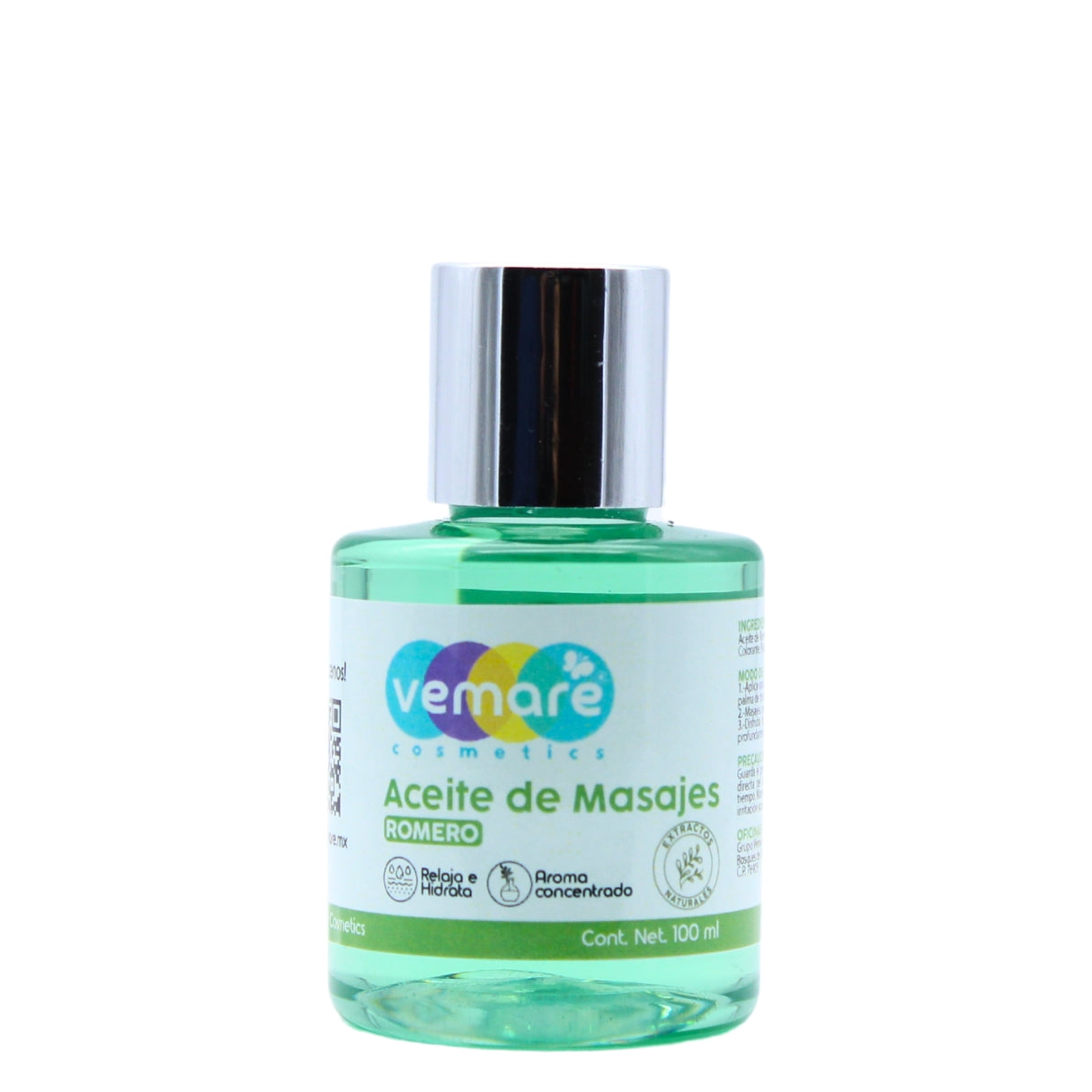 Aceite De Masajes Con Extracto De Romero Vemare