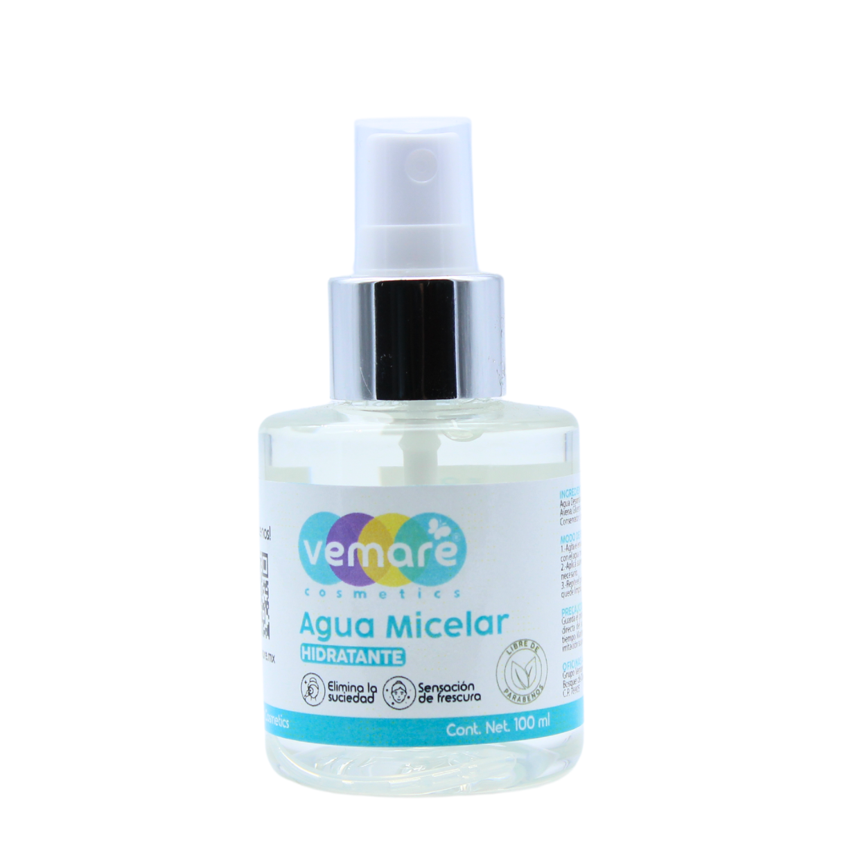 Agua Micelar Limpia, Desmaquilla Y Hidrata Vemare