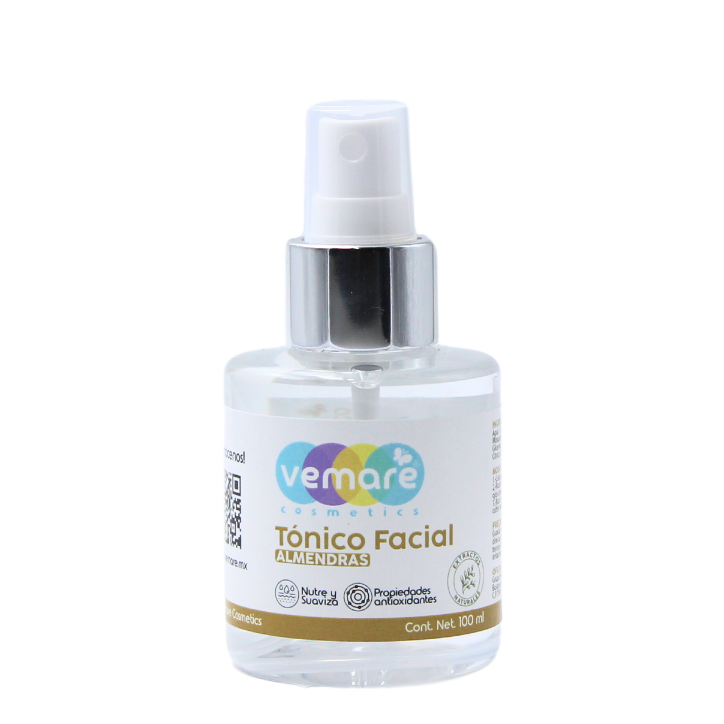 Tónico Facial De Almendras Vemare Hidratante