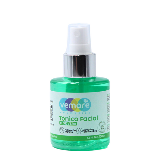 Tónico Facial De Aloe Vera Vemare Refresca Y Nutre