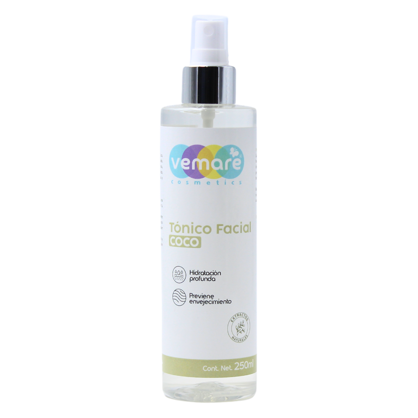 Tónico Facial De Coco Vemare Hidratante Y Nutritivo