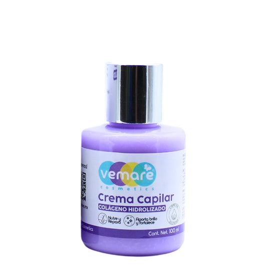 Crema Capilar Colágeno Hidrolizado Vemare Hidratación