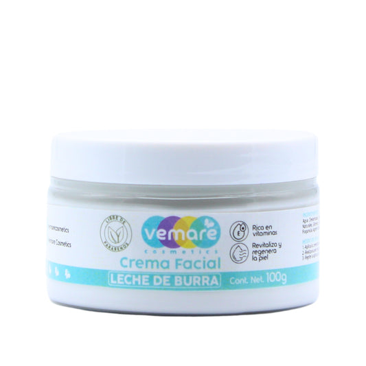 Facial De Leche De Burra Vemare Rica En Vitaminas