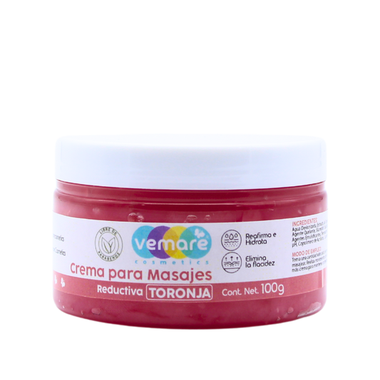 Crema Para Masajes Reductivos Toronja Vemare Reafirma