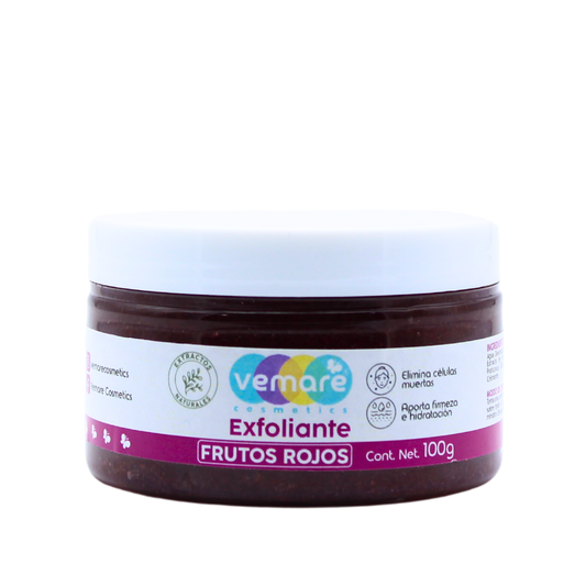 Exfoliante De Frutos Rojos Vemare Limpia A Profundidad