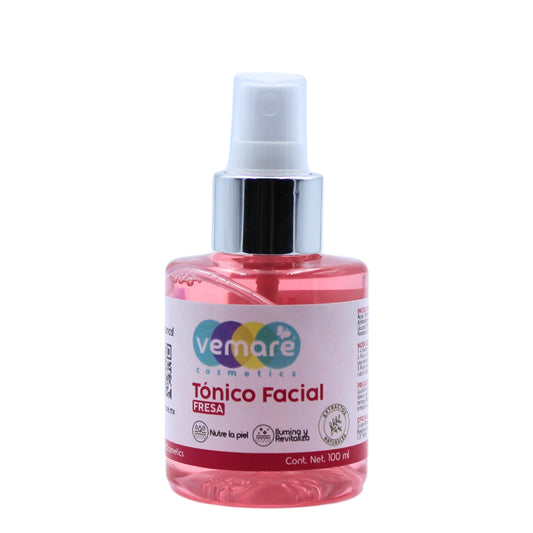 Tónico Facial De Fresa Vemare todo tipo de piel