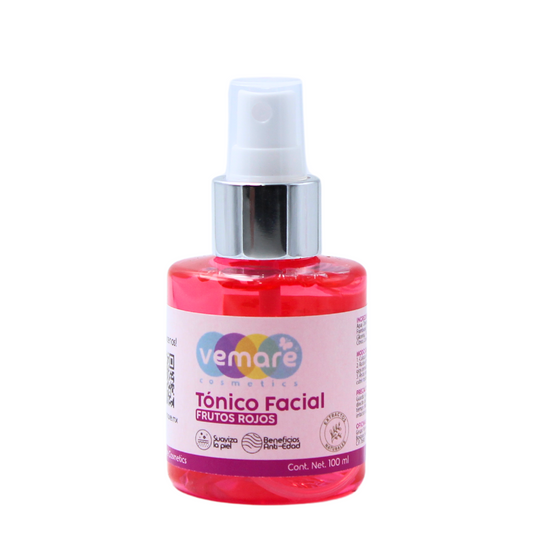 Tónico Facial Frutos Rojos Vemare Nutritivo Y Fresco