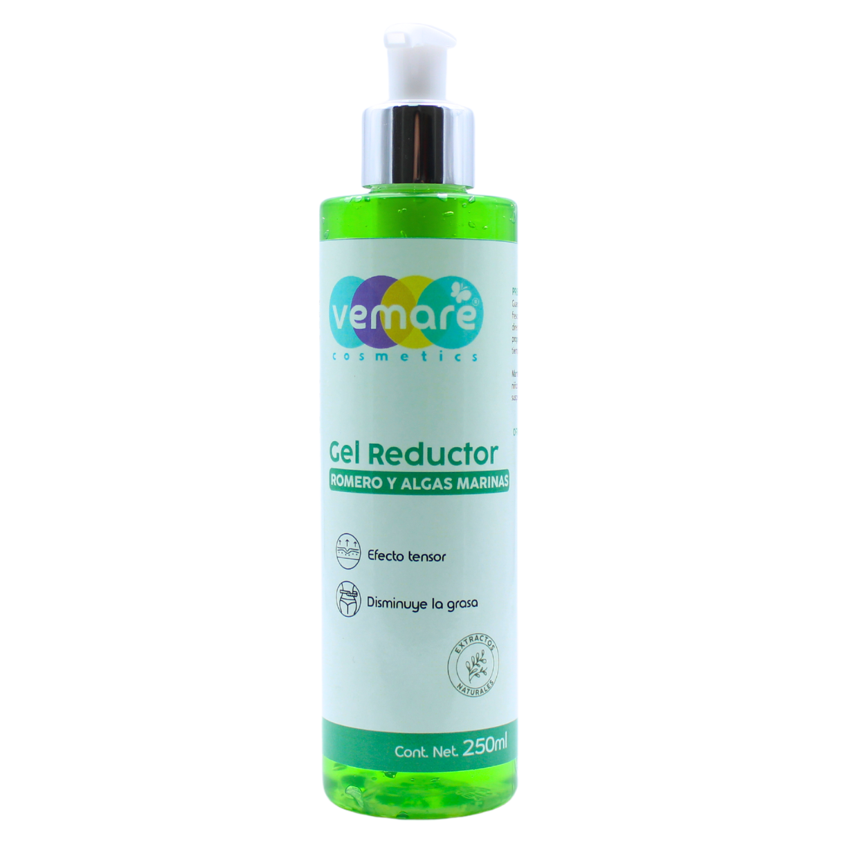 Gel Reductor De Romero Y Algas Marinas Vemare