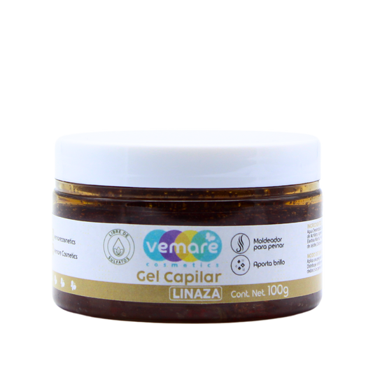 Gel Natural Capilar Con Extracto De Linaza Vemare