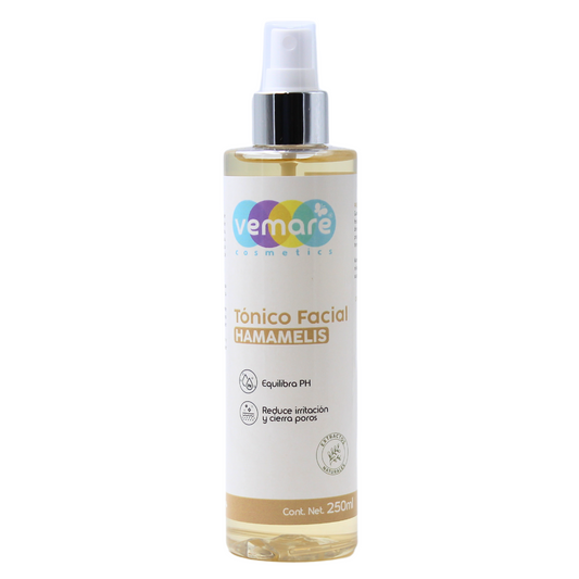 Tónico Facial De Hamamelis Vemare Piel Balanceada 250ML