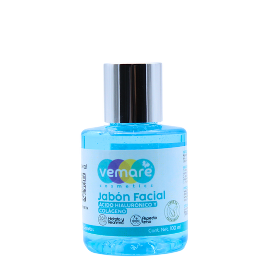 Jabón Líquido Facial De Ácido Hialuronico Y Colágeno