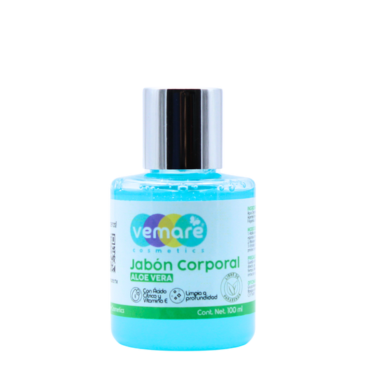 Jabón Líquido Corporal De Aloe Vera Vemare Refrescante