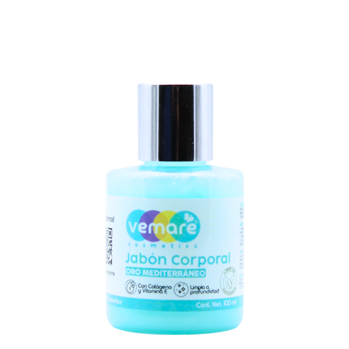 Jabón Líquido Corporal De Oro Mediterráneo Vemare