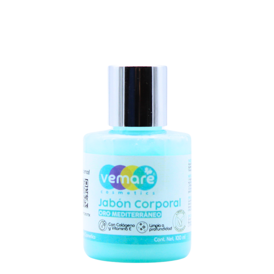 Jabón Líquido Corporal De Oro Mediterráneo Vemare