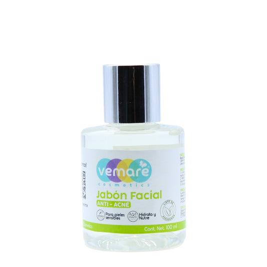 Jabón Liquido Facial Control Acné Vemare Piel Grasa