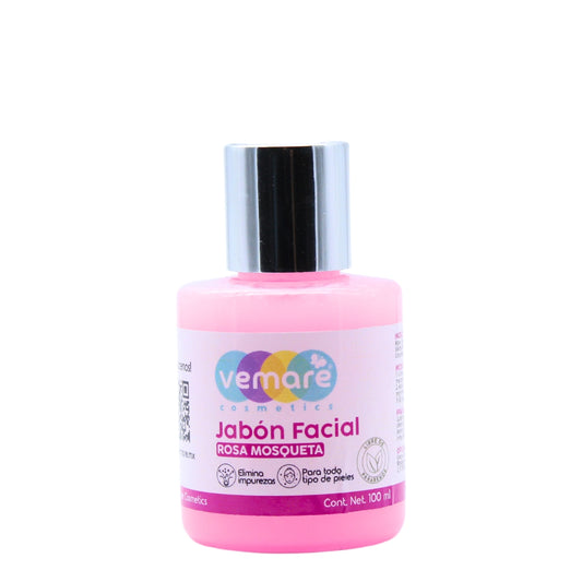Jabón Líquido Facial Rosa Mosqueta Vemare