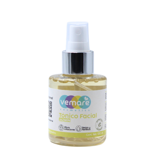 Tónico Facial De Jazmín Vemare Uso Diario Refresca