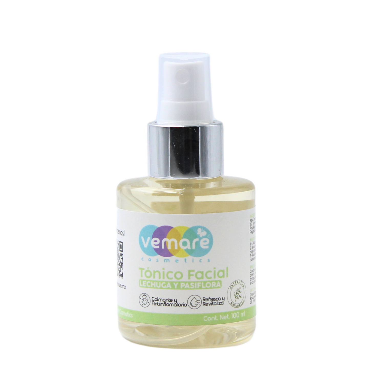 Tónico Facial De Lechuga Y Passiflora Vemare