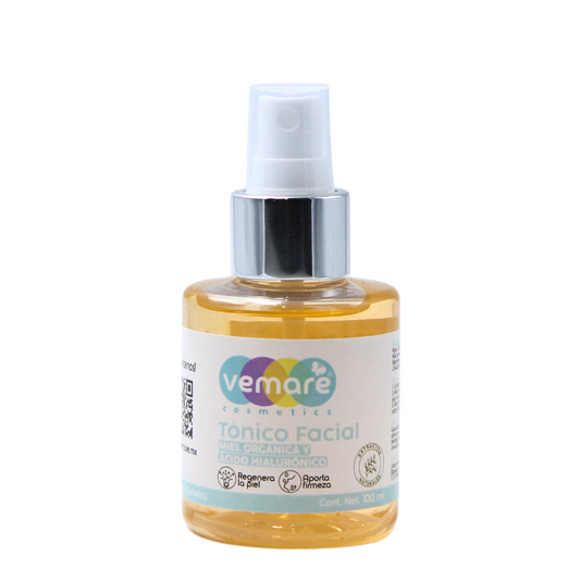 Tónico Facial Miel Orgánica Y Ácido Vemare Hialurónico