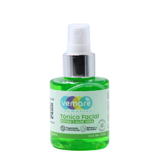 Tónico Facial De Pepino Y Aloe Vera Vemare Hidratante