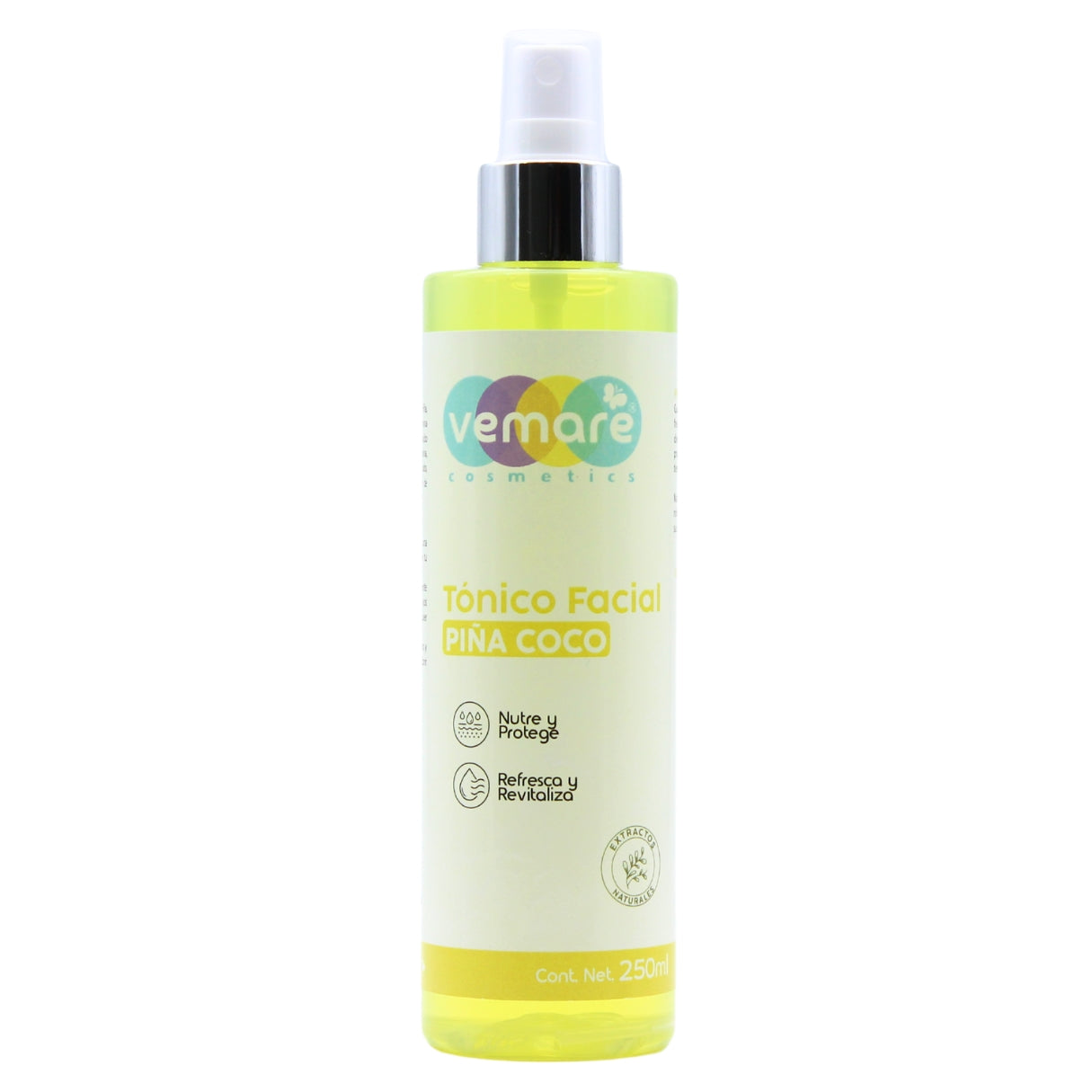 Tónico Facial Piña Coco Vemare Hidrata Y Suaviza