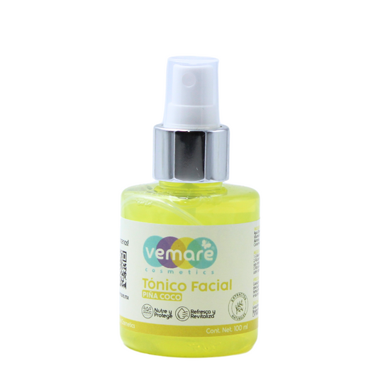 Tónico Facial Piña Coco Vemare Hidrata Y Suaviza