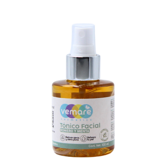 Tónico Facial De Romero Y Menta Vemare Refrescante