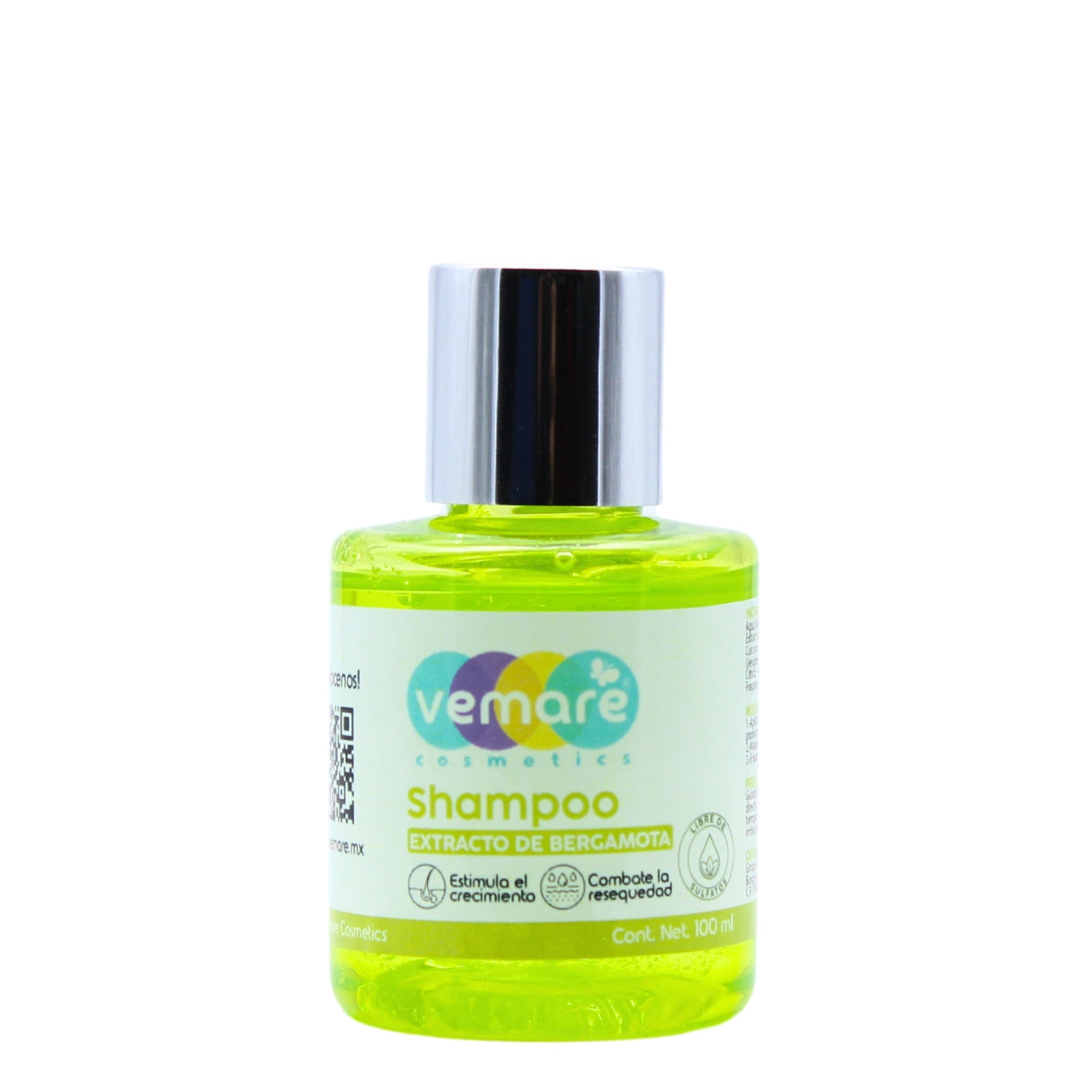 Shampoo De Bergamota Vemare Fortalecedor