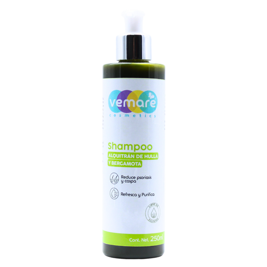 Shampoo De Alquitrán De Hulla Y Bergamota Vemare 250ml