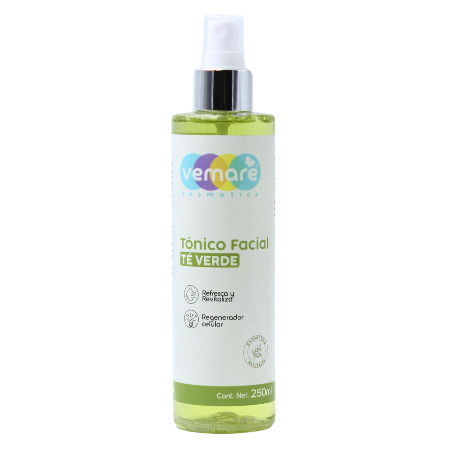 Tónico Facial De Té Verde Vemare Control De Brillo