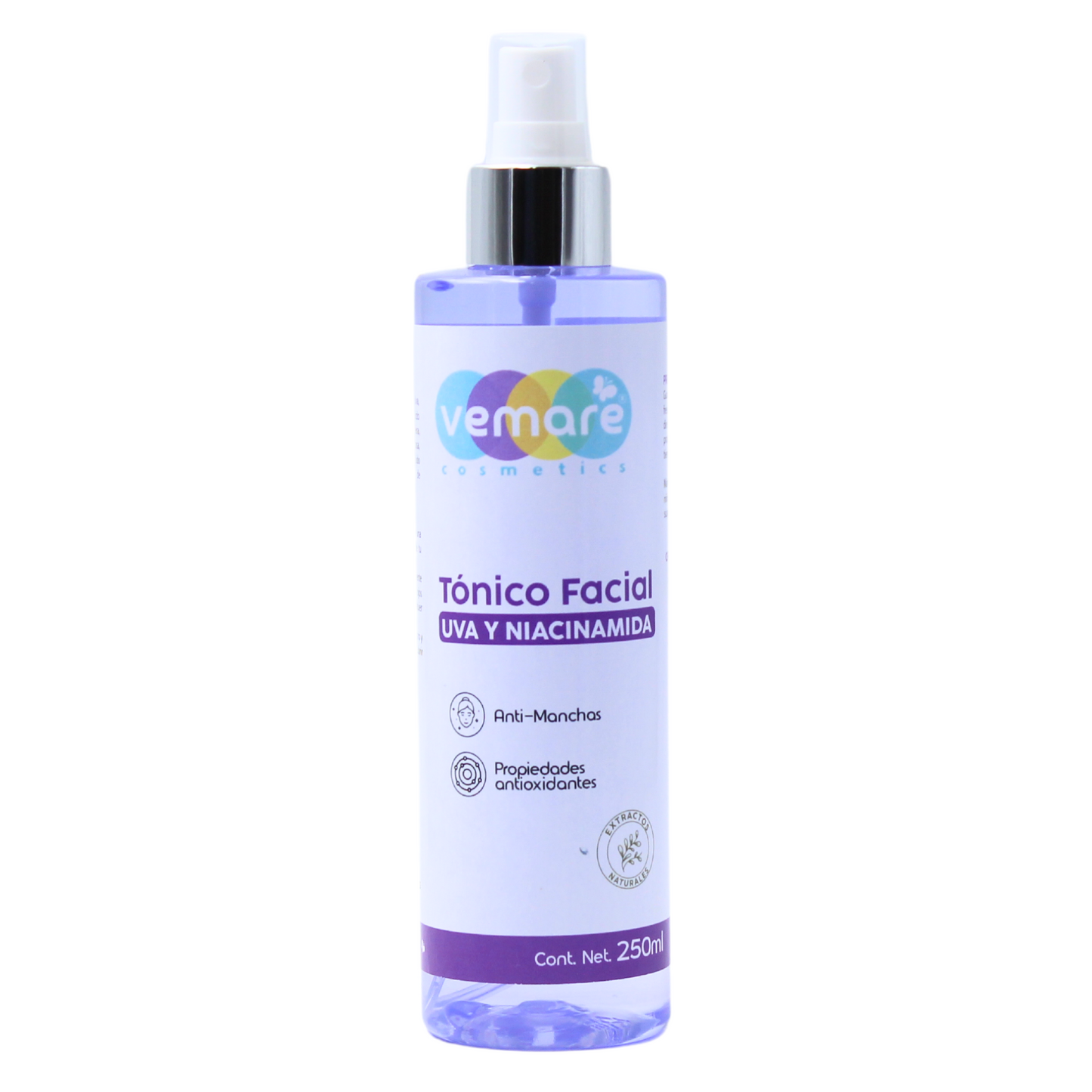 Tónico Facial Uva Y Niacinamida Vemare Luminosidad