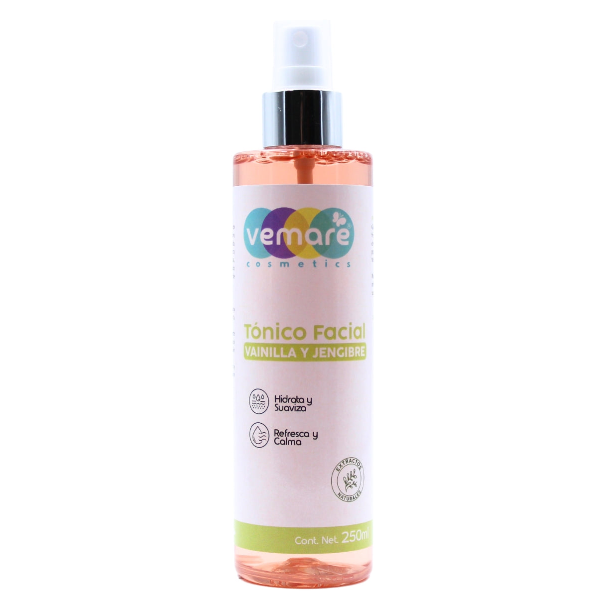 Tónico Facial Vanilla Y Jengibre Vemare Refrescante